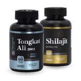 Shilajit 20% Ácido Fúlvico 60 Caps + Tongkat Ali 200:1 60 cápsulas